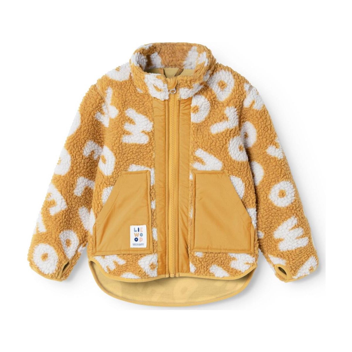 Liewood Noam Pile Jacket letters / yuzu (2866) 98 LW21047-2866-98-CU