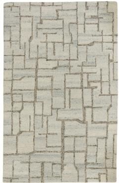 Alora Decor Arto Collection Wool and Tencel Area Rug