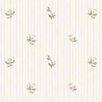 Martha Stewart Garden Stripe Linen Wallpaper
