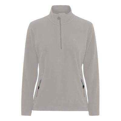 Outdoorjacke NORTH BEND "Troyer NBConni", Damen, Gr. 40, beige (drizzle), Obermaterial: 100% Polyester PES., Pullover Outdoorjacke