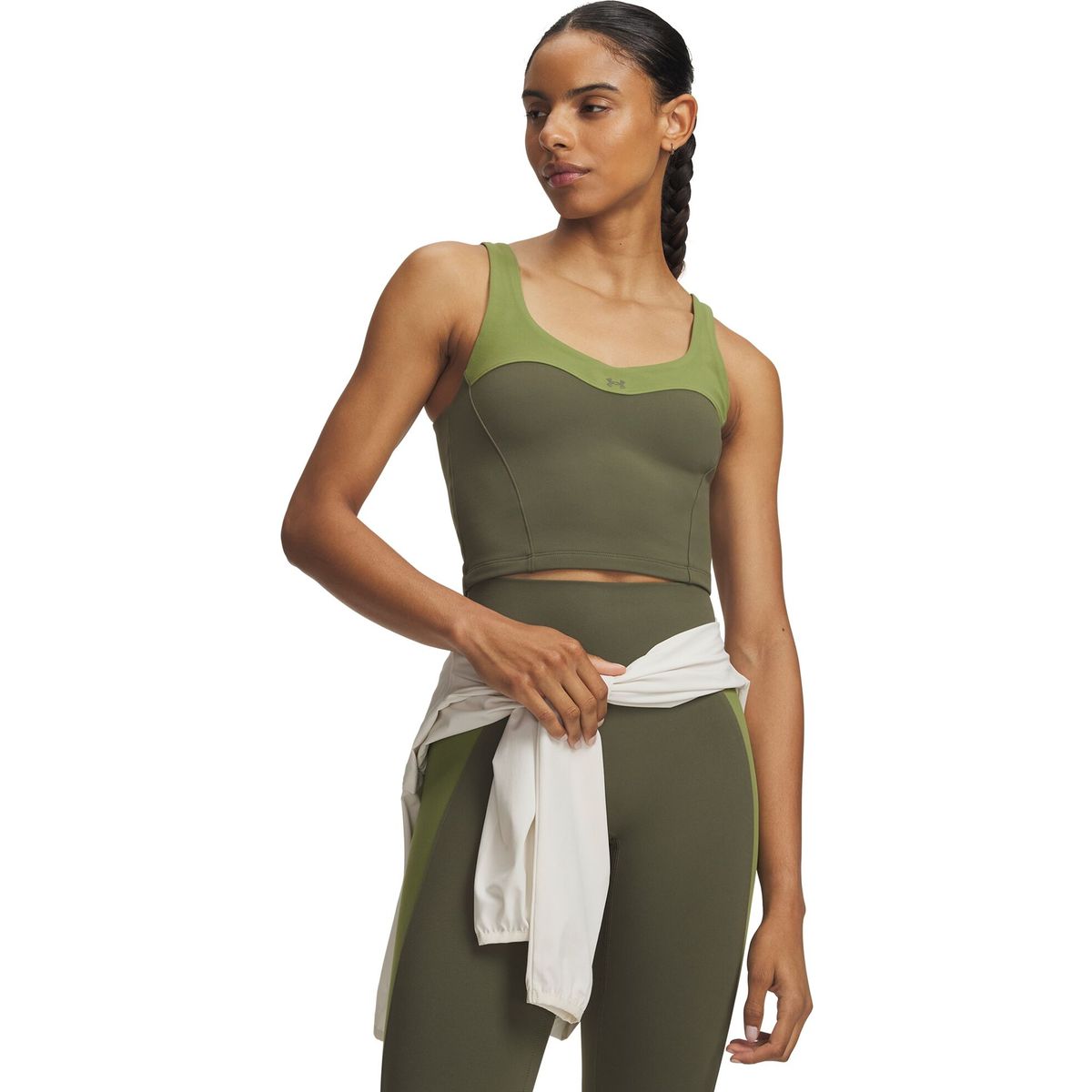 Under Armour Motion Colorblock Tank green marine od green (390) S 6013777-390-SM
