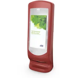 Tork Xpressnap® Steh- und Wandspender Rot N4, Signature Linie, 62,2 cm × 23,5 cm...