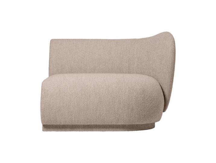 Ferm Living Rico Sofa-Modul Armrest R Soft Bouclé Natural