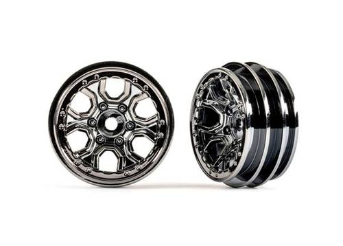 Traxxas TRX-9770-BLKCR Felgen schwarz-chrom 1.0