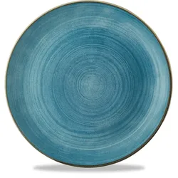 Churchill Stonecast Raw Teal Teller Flach Coup 28,8cm