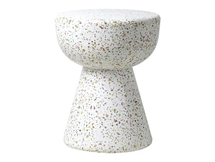 Beistelltisch Terrazzo, Hkliving, weiss/multicolor, Beton