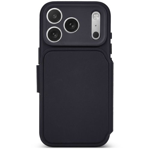 Decoded Textured Silicone Det. Wallet iPhone 18 Pro Max Black