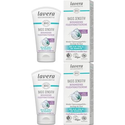 Lavera basis sensitiv beruhigende Feuchtigkeitscr. 2x 2x50 ml Tagescreme