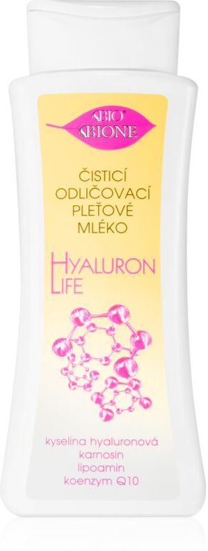 Bione Cosmetics Hyaluron Life cleansing milk with hyaluronic acid 255 ml
