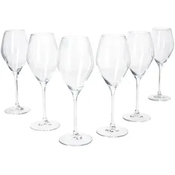 6x Doyenne Champagnergläser 130ml mit Fuß Sekt Prosecco-Glas Party Dessert-Wein