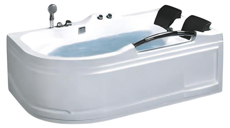 Badewanne Whirlpool Blubberbad Hydromassagewanne Komfortwanne 170x120 cm
