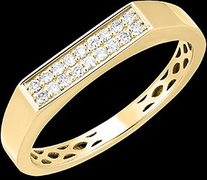 Edenly Ring Frische - Gaia - 18 Karat Gelbgold und Diamanten