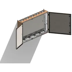 ABN SE55 Wandgehäuse geerdet IP54 BxHxT: 1300x802x225mm