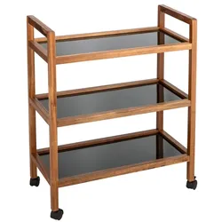 WENKO Badregal Fondi Holz Braun