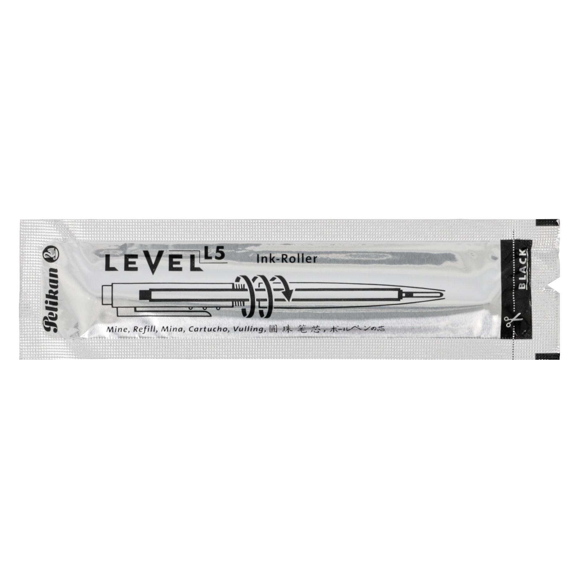 Pelikan Rollerpatronen Level L5 (Schwarz, 0.40 mm, 1 Stk.) (978072)