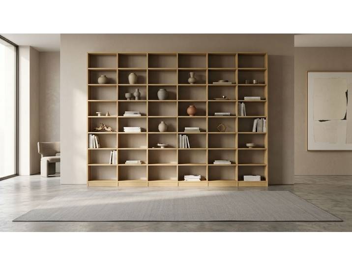 Pickawood™ Regal aus Massivholz Eiche Natur geölt
