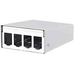 METZ CONNECT AP-Gehäuse leer E-DATmodul 4er rws 130861-0402-E