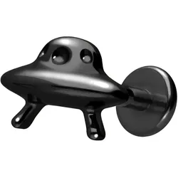 Titan Labret mit Innengewinde UFO