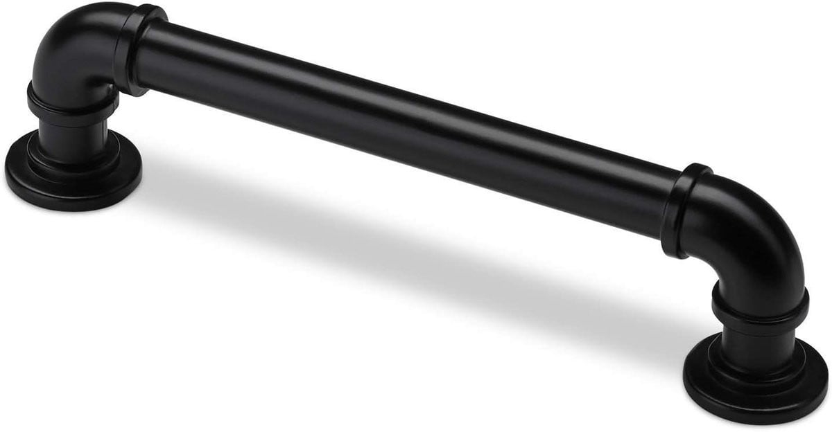 Meubelgreep Beugel Aluminium Mat Zwart - Boorgatafstand 128mm