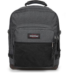 Eastpak Rucksack Ultimate Black Denim, 42 cm, mit Laptopfach, dunkelgrau, Nylon, wasserabweisend, 42 Liter