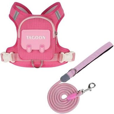 Uplift Treasures Reflective Adjustable Pet Harness And Leash Set d2 s