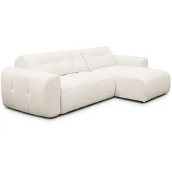 ECKSOFA LUMERO 4-Sitzer RECHTS, creme