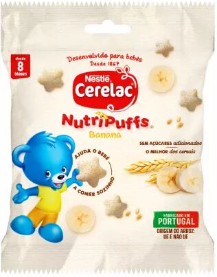 Nestlé Cerelac Nutripuffs Snack Plátano 7g 8M+