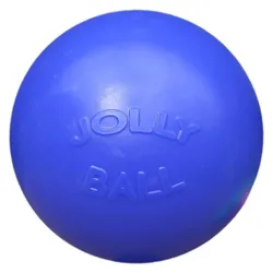 Jolly Pets Jolly Ball Push-n-Play 25cm blau (Ballspielzeug Hund), Hundespielzeug
