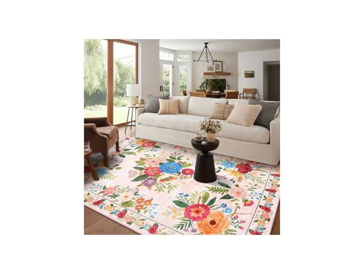 Tapis - GENERIQUE - Style Boho - 300x400 cm - Antidérapant - Lavable en machine