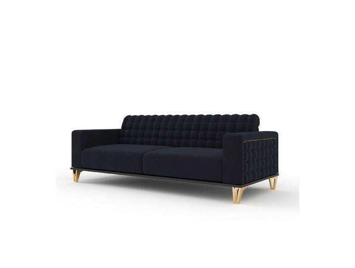 Möbeldreams Chesterfield-Sofa Chesterfield Sofa 3er Sofa * Schlaffunktion * Modern *GRATIS-KISSEN*
