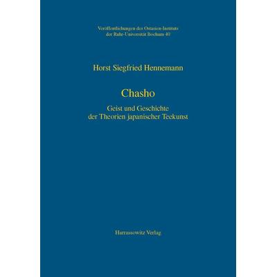 Chasho, Taschenbuch von Horst S. Hennemann, Harrassowitz, 978-3-447-03441-8
