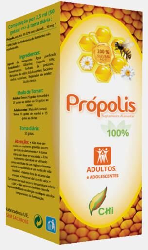 CHI® PROPOLIS 100% ADULTOS E ADOLESCENTES 50ml