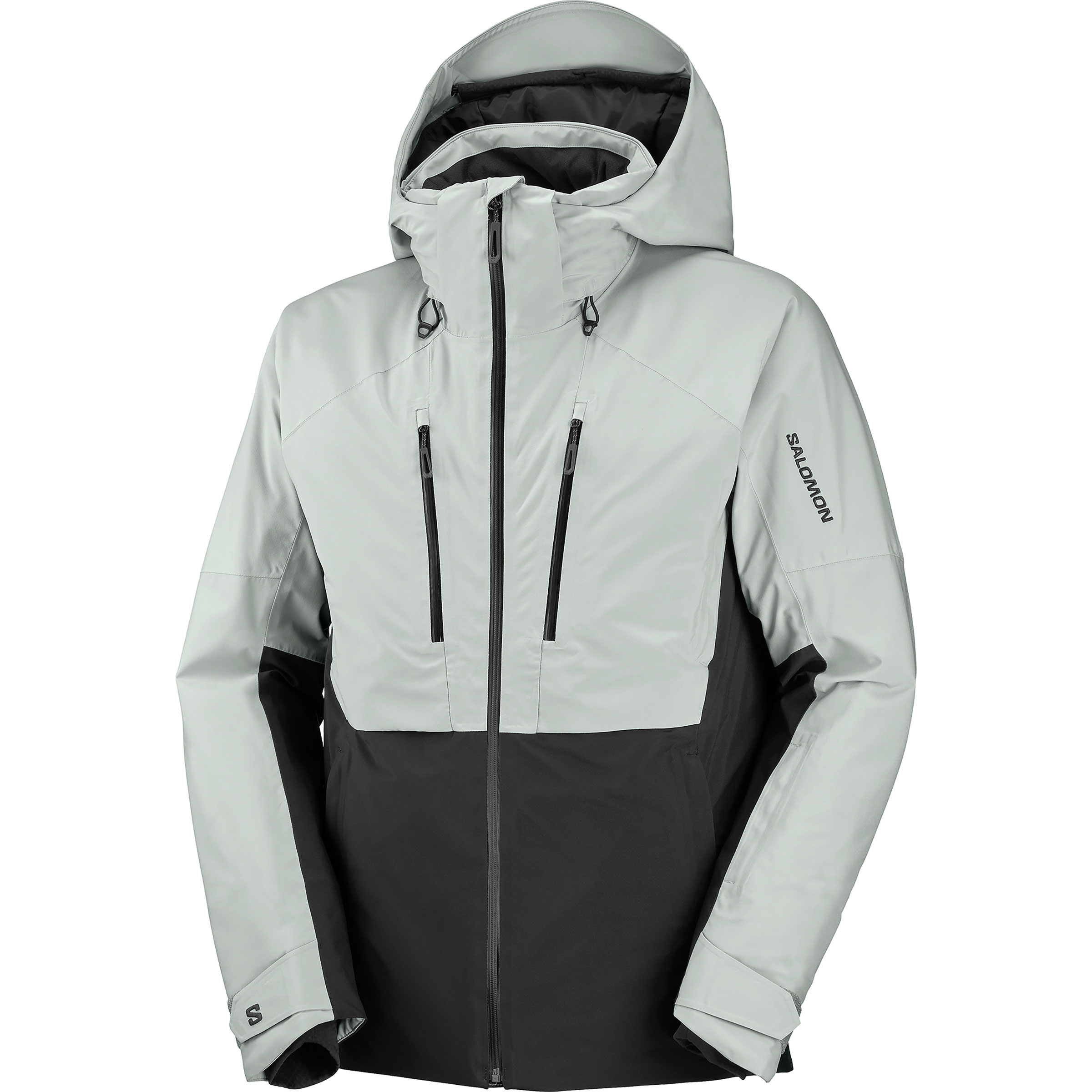Salomon Brilliant 2.0 Herren Kunstfaserjacke grau Größe L Freeride | Skifahren Isolierend Wasserabweisend