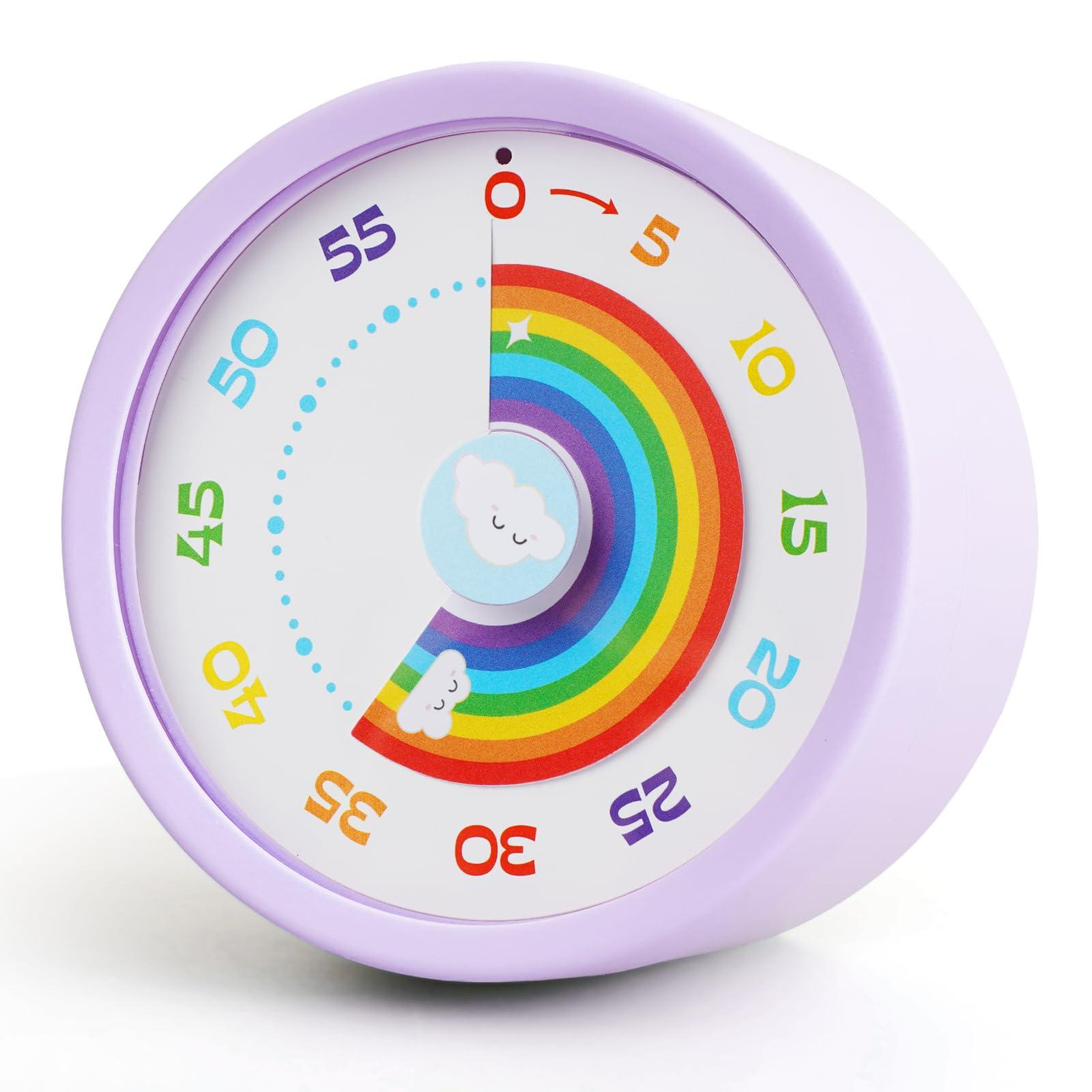 Solidchoice Visuele timer voor kinderen, 60-minuten afteltimer