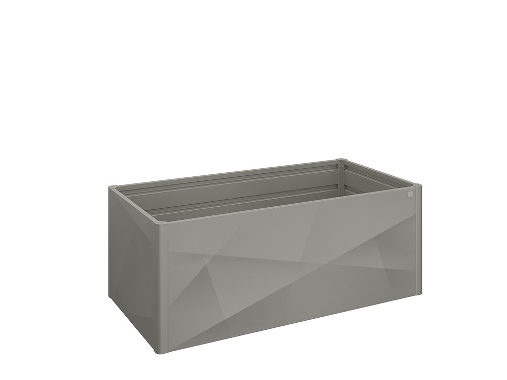 BIOHORTGARTE HochBeet 2 x 1 X-Design quarzgrau-metallic 16964462