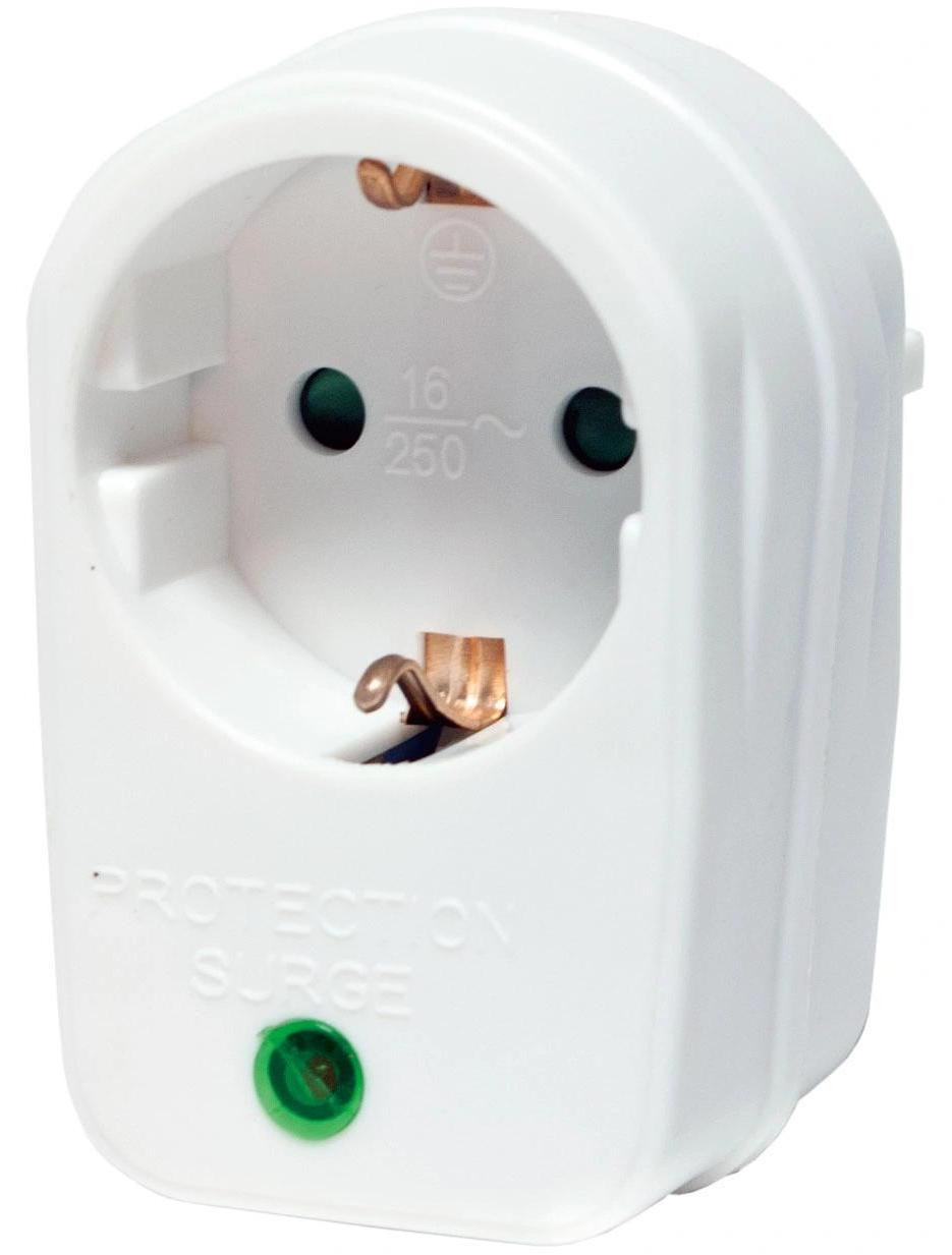 LogiLink overspanningsbeveiligingsadapter, wit
