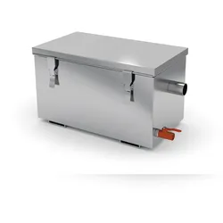 Fettabscheider 180 Liter; Schlammfang 45 Liter, Fettabscheideraum 135 Liter
