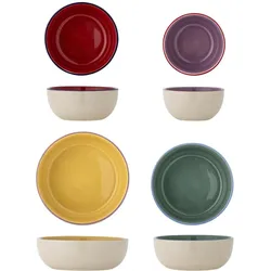 Bloomingville - Vista Bowl - Multi, Schüssel + Schale, Mehrfarbig