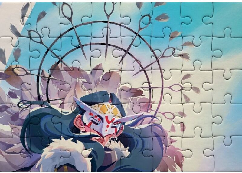 iello Puzzle Twist Phospho 1000 pcs Ice Spirit