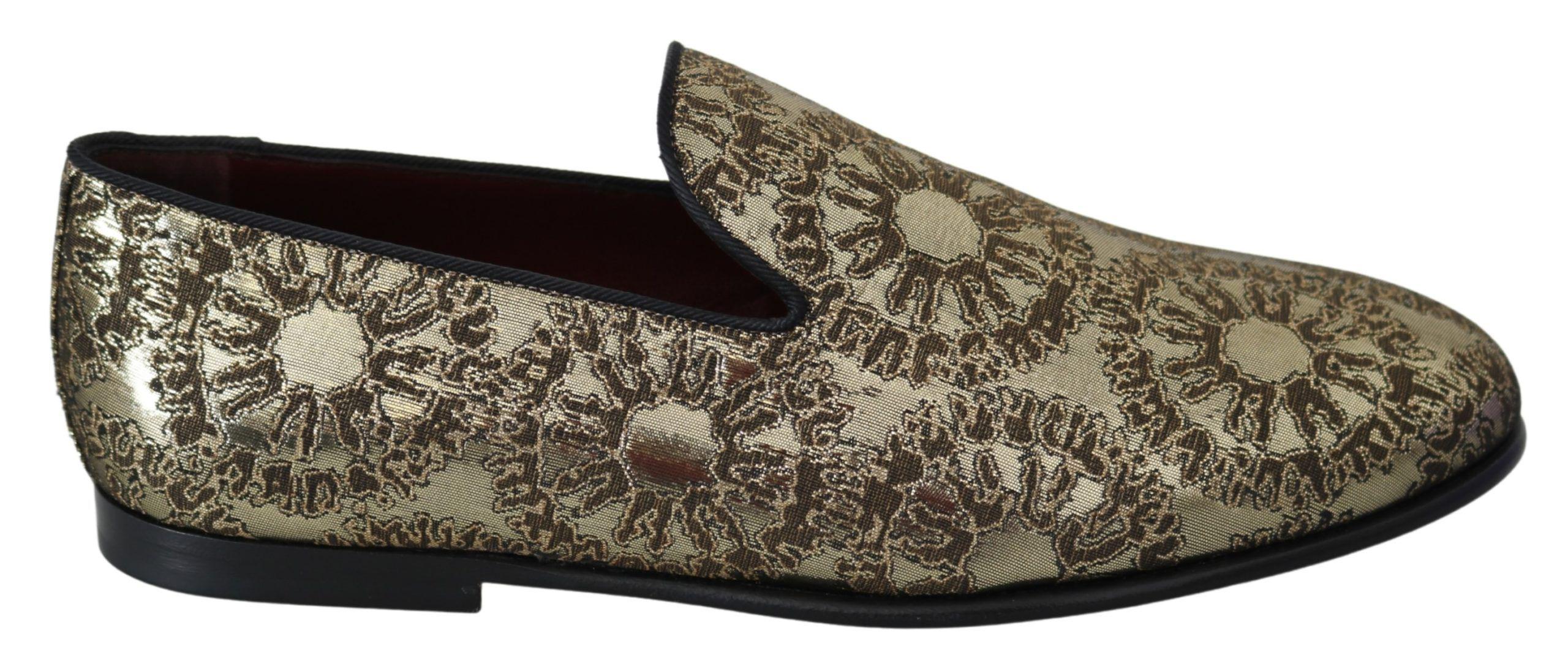 Bloemen Loafers Slip-on Stijl