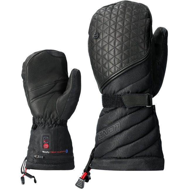 Lenz Damen Fäustling HEAT 6.0 black - XS = 6