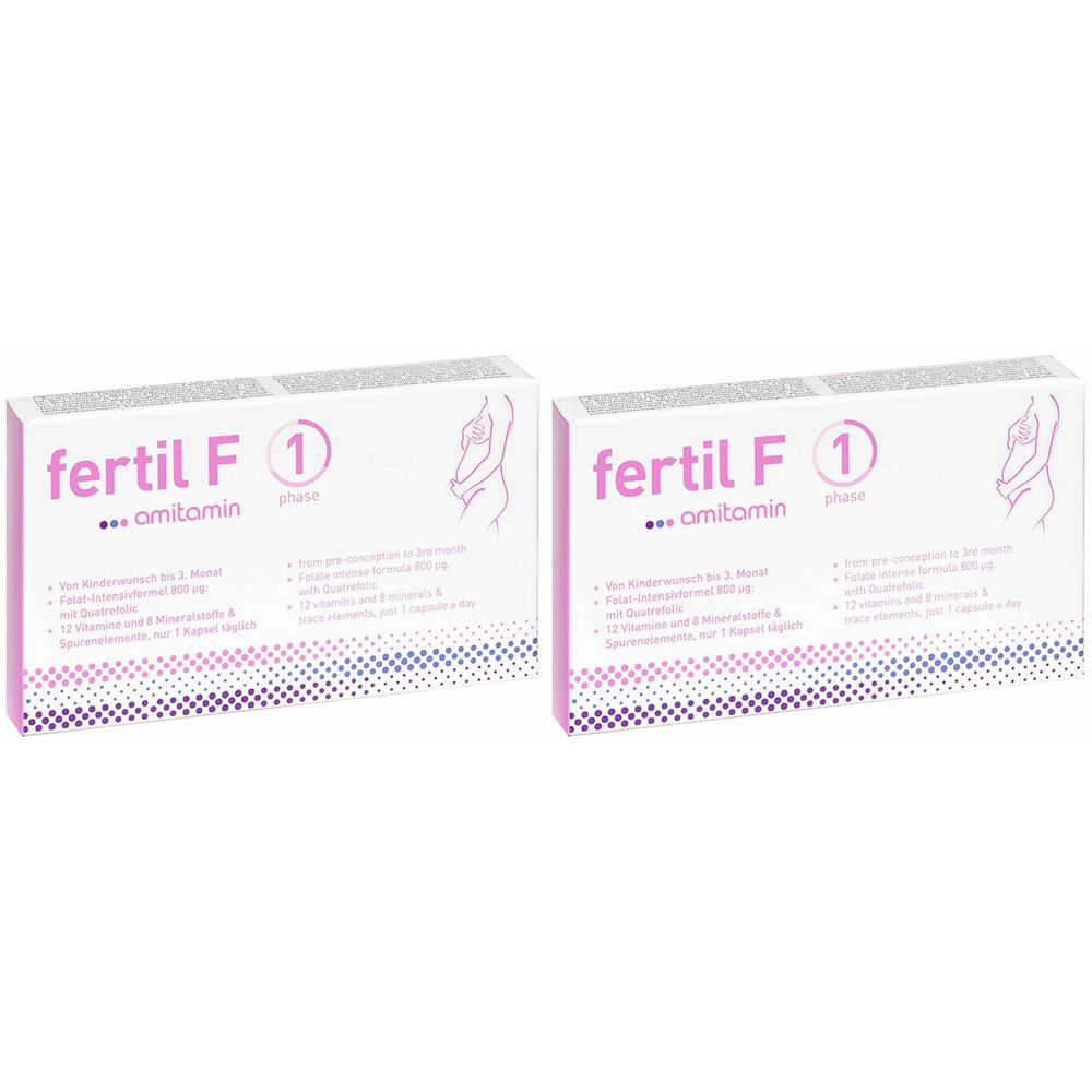 Amitamin Fertil F Phase 1 x2 2x30 St Kapseln