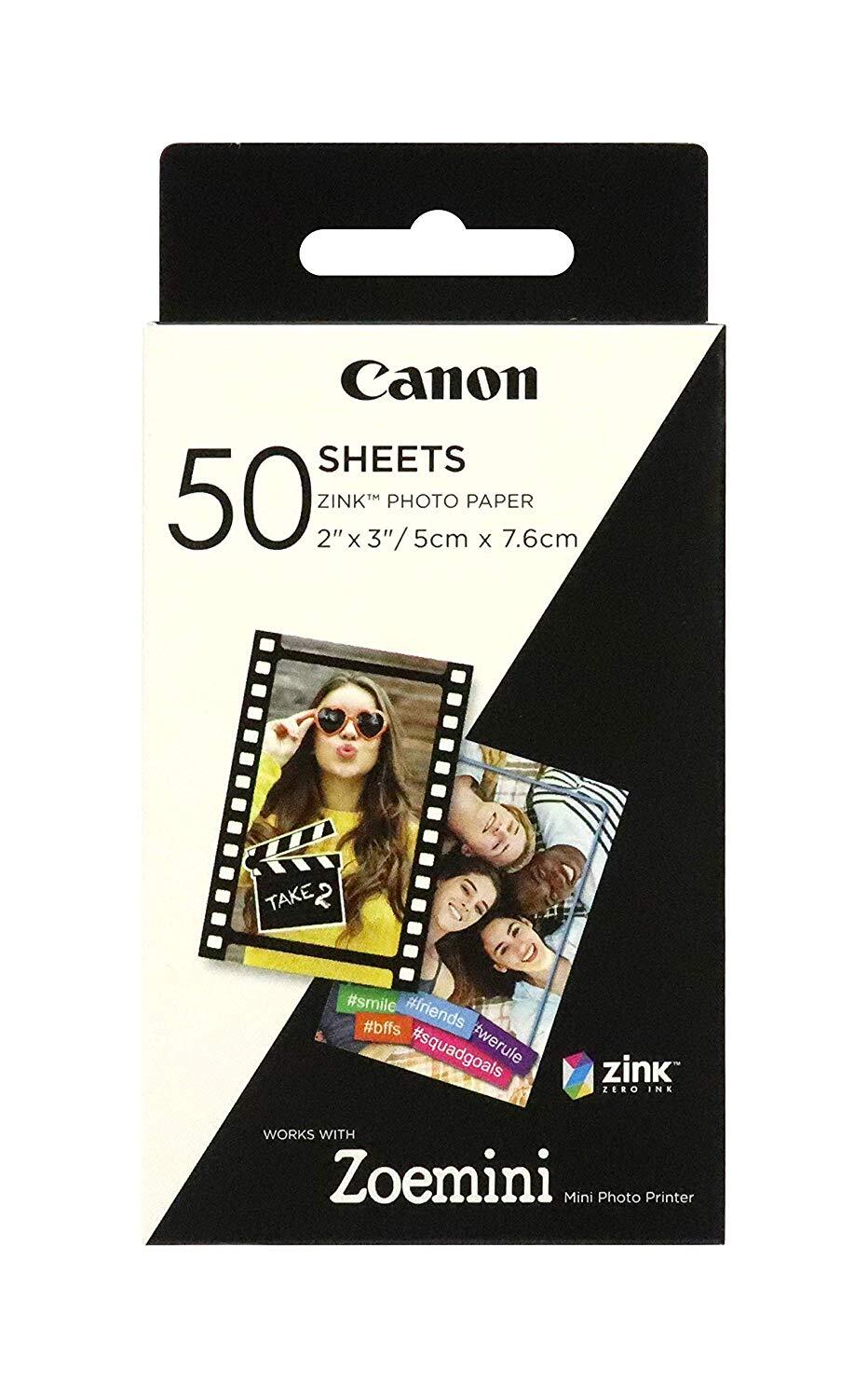 Canon ZP-2030 ZINK Fotopapier 50x75mm - 50 Blatt 3215C002