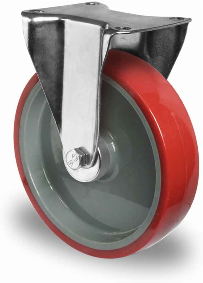CASCOO Bockrolle ø 200 mm Serie N2U6 Rollenlager (FPP53W0200N2U6R1W)