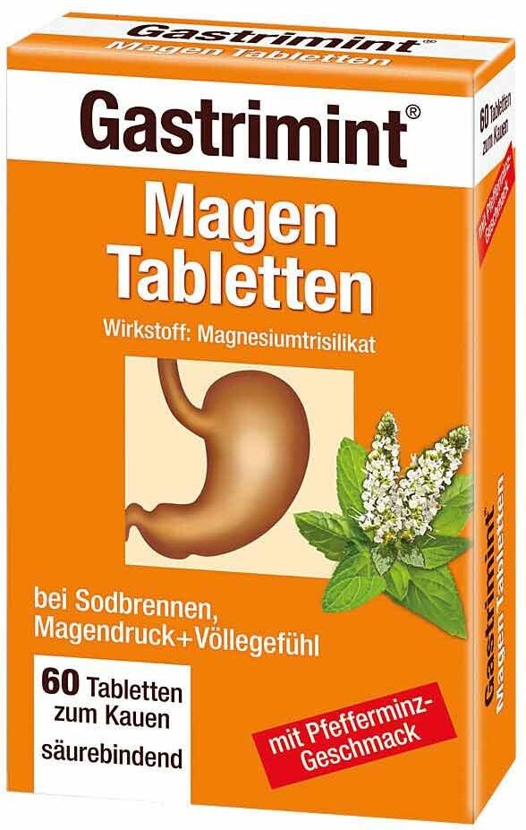 Bad Heilbrunner Gastrimint Magentabletten 60stk