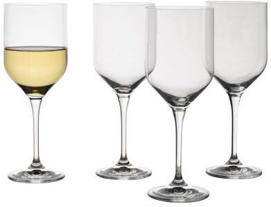 Mikasa Upton Set of 4 White Wine Glasses, 17.5 Oz