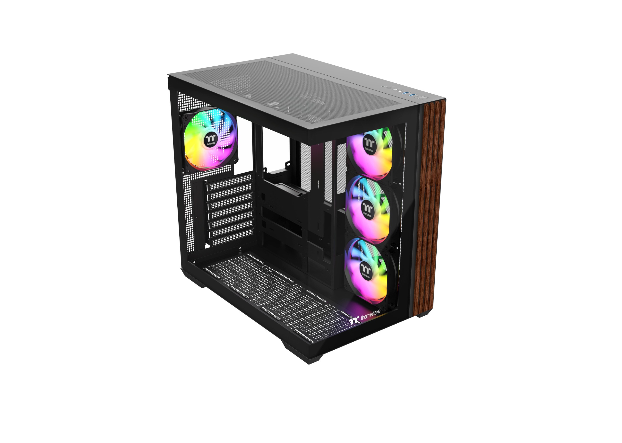 Thermaltake View 380 Gaming PC Gehäuse Midi-Tower Black Seitenfenster