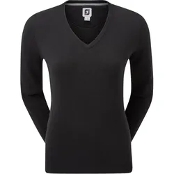 FootJoy Pullover Wool Blend V-Neck, schwarz