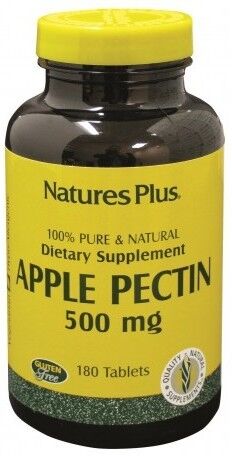 NaturesPlus Apple Pectin 500 mg 180 Tablets