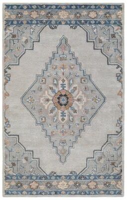 Terra by Obeetee Timeless Britson Blue Rug